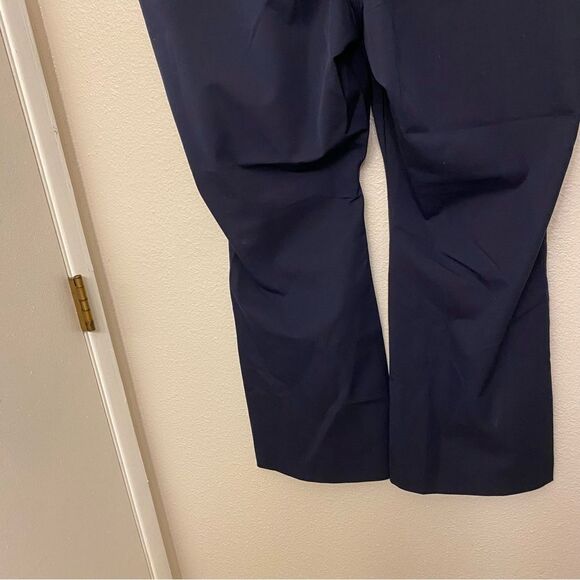 Old Navy High Waisted Pixie Flare navy blue Plus Size pants slacks trousers 24 - Picture 5 of 13